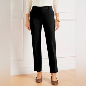 Talbots Black Straight Leg Hampshire Ankle Women's Pants